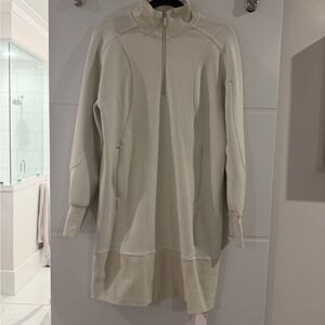 lululemon athletica Bone Softstreme Long-Sleeve Half-Zip Dress